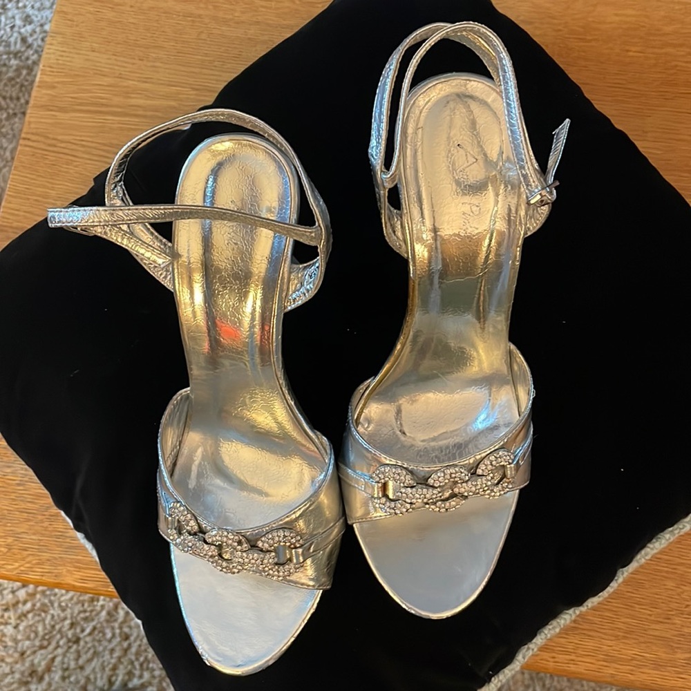 Silver heels